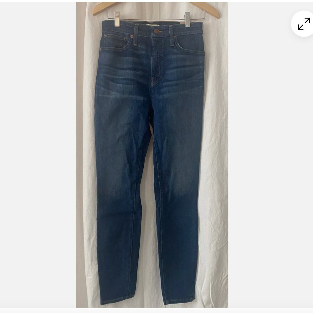 NWT Madewell Size 28 Curvy High-Rise Skinny Jeans in Lanette Wash